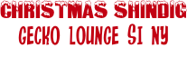 Christmas Shindig
Gecko Lounge SI NY
Dec 27 2008
